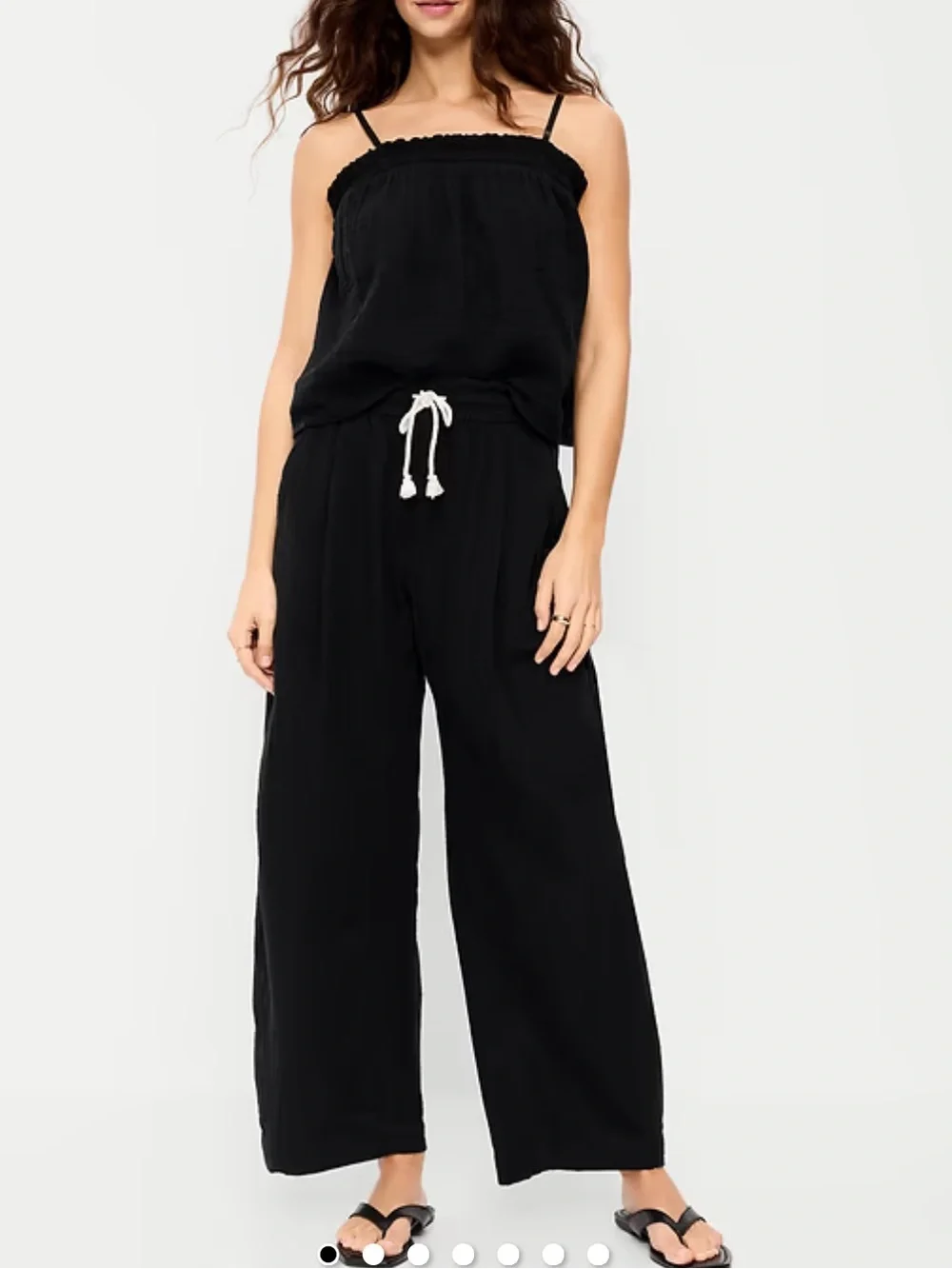 Old Navy Crinkled Gauze Barrel Pants